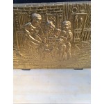 Кутия за дърва с месингов обков Белгия , сега с много приложения - 6838