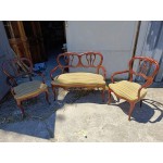 Дъбов комплект Франция, с отлична тапицерия - 6637