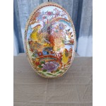 Голямо рисувано порцеланови яйце Китай - 6656