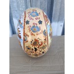 Голямо рисувано порцеланови яйце Китай - 6656