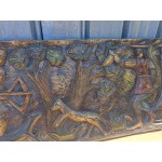 Голяма дърворезба Испания, ръчно оцветена, задруга на майсторите - 6578