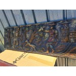 Голяма дърворезба Испания, ръчно оцветена, задруга на майсторите - 6578
