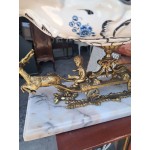 Купа порцелан Испания,с месинг и мрамор, много приложения - 6579