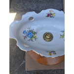 Порцеланова купа с месинг и рисунки, без забележки - 6588