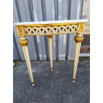 Венециански триъгълен комод с мрамор - 6605