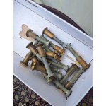 Месингови стари дръжки за врати или друго, с много приложения от Франция - 6500