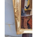 Барокова рамка дърво Франция в два цвята, без забележки - 6534