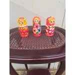 Нови Матръошки от Русия, ръчно рисувани, всяка по три броя - 6535