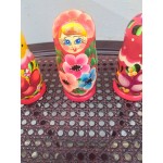 Нови Матръошки от Русия, ръчно рисувани, всяка по три броя - 6535
