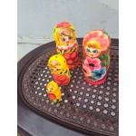 Нови Матръошки от Русия, ръчно рисувани, всяка по три броя - 6535