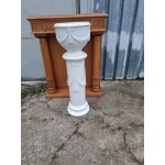 Топ, Италианска порцеланова колона с голяма кашпа в римско стил - 6324