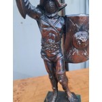 Рицар от бронз върху мрамор Италия - 6337