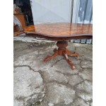 Барокова трапезна маса Италия, реновирана в топ състояние, неразтегателна - 6321