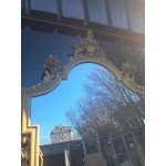 Конзола с огледало силик Венециана, прекрасен цветен оникс, ръчно рисувана - 6236