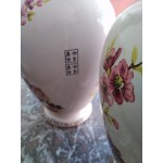 Топ продукт, две еднакви порцеланови вази Китай с щампа и печат - 6097