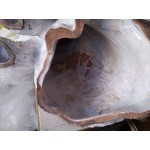 Топ находка, огромна керамична котка от Италия, подписана и ръчно оцветена, без забележки - 6008