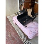 Поставка за дърва ковано желязо и месинг - 5837