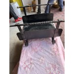 Поставка за дърва ковано желязо и месинг - 5837