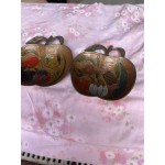 Месингови рисувани купички за ядки - 5841