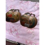Месингови рисувани купички за ядки - 5841