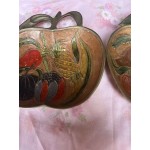 Месингови рисувани купички за ядки - 5841