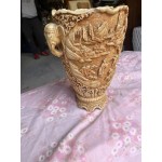 Ваза от алабастър Индия, много релефна и без забележки - 5844