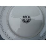 Находка - оригинален китайски комплект от костен порцелан и позлатен кант, с печат - 5793