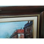 Топ, сет средни картини масло на фазер Франция, художник Бамзи - 5695