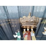 Кошница от масивен месинг с декорации Италия - 5560