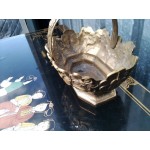 Кошница от масивен месинг с декорации Италия - 5560