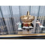 Кошница от масивен месинг с декорации Италия - 5560