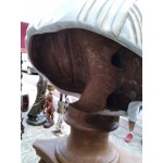 Произведение на изкуството, статуя на римски император от порцелан, ръчна изработка в еденични бройки, колона и бюст - 5379