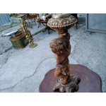 Висок отварящ се пепелник от полирезин Франция - 5398