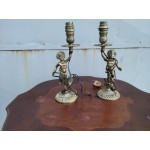 Месингови нощни лампи Франция - 5425