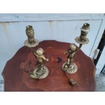 Месингови нощни лампи Франция - 5425