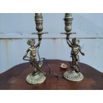 Месингови нощни лампи Франция - 5425
