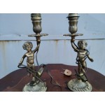 Месингови нощни лампи Франция - 5425