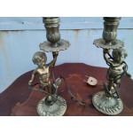 Месингови нощни лампи Франция - 5425