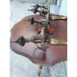 Двойка месингови аплици Франция, работещи - 5439