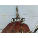 Двойка месингови аплици Франция, работещи - 5439