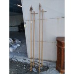 Двойни метални корнизи Италия , боя златен варак - 5289