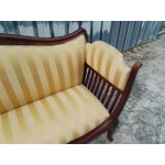 Буков диван Франция, структорно здрав, здрава тапицерия - 5150