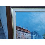 Средна картина масло на фазер Франция, художничка Бъфет, Париж - 5181