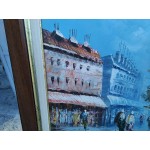 Средна картина масло на фазер Франция, художничка Бъфет, Париж - 5181