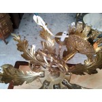 Огромем бронзов Полилеи от Испания с 8 лампи - 4752 Огромем бронзов Полилеи от Испания с 8 лампи - 4752