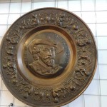 Ръчно дърпана декорация за стена от мед - 4674