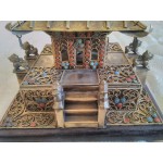 Китайска пагода от месинг и камъни, ювелирна изработка - 4560