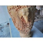 Находка - голяма Индийска кашпа от цветен алабастър - 4573
