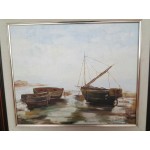 Средна картина масло на платно Испания - 4155