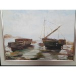 Средна картина масло на платно Испания - 4155